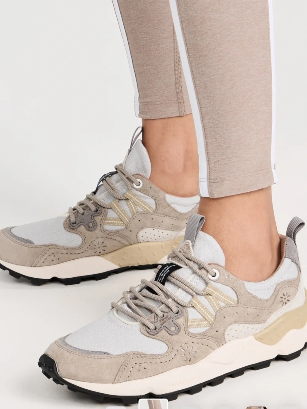 Flower Mountain Yamano Sneaker W8/EU39 Light Brown Taupe